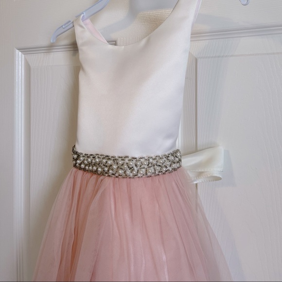 Silk Top Tulle Bottom Dress - Picture 8 of 12